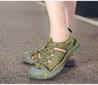 Sandalias de bolsillo con suela ligera para exteriores, de gran tamaño, sandalias de senderismo de verano para mujer, zapatos de playa para hombre - details 41