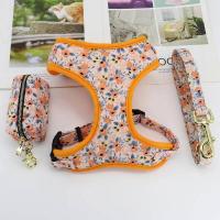 Conjunto de Collar de Bulldog Francés Correa de Nylon Estable con Estampado de Cachorros Gatos - details 13