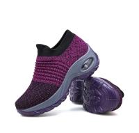 Zapatillas Deportivas para Mujer Zapatos Informales de Malla con Forma Redonda, Cojín de Aire, Color a Juego, Transpirables, Antideslizantes, Planos, Talla Grande 44 - details 24