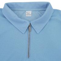 Conjunto de camisa polo para hombre, camiseta de manga corta con solapa ajustada, color sólido, gofre, informal, verano 2025 - details 28