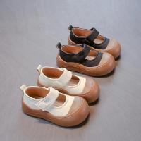 Zapatos de cuero para niños y niñas, calzado de estilo coreano a la moda, suela suave, antideslizante, informal, versátil, Chic, novedad de otoño, 2024 - details 2