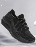 Zapatillas de moda para hombre Zapatillas elásticas ultraligeras y transpirables Suela blanda Zapatos casuales - details 0