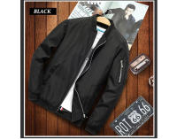Chaquetas de bombardero con cremallera para hombre, ropa deportiva ajustada con bolsillos, moda Hip Hop, primavera y otoño - details 1