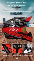 Casco motocross hombre mujer Descenso de Montaña MX Carreras de Locomotora - details 3