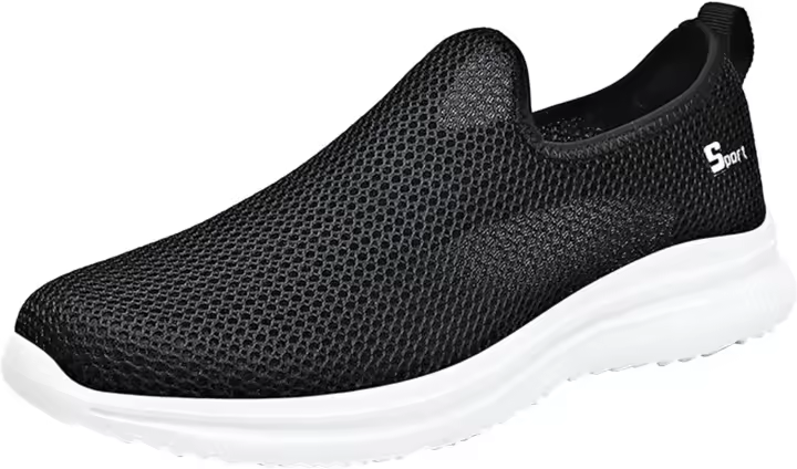 Chaussures homme Basket Homme Chaussures De Sport Hommes Basket Running Homme Slip on Multisports Transpirable sin Cordones Transpirable Elástico Casual Chaussure. - 1