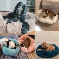 Cama de Mascotas de Peluche Cálida para Invierno Tamaño Rectangular Pequeño Mediano Grande - details 1