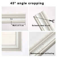 Tira impermeable autoadhesiva para Borde de rodapiés, pegatina decorativa con patrón 3D, embellecedor de pared - details 0