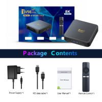 TV98 PRO 8K Smart Android 14 Allwinner H313 Wifi 2.4G 5G Reproductor de video 4K BT5.0 - details 6