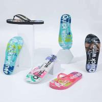 Chanclas de verano a la moda para mujer, Sandalias planas distintivas, plantilla EVA, zapatillas de goma informales para exteriores, zapatos de playa al por mayor - details 0