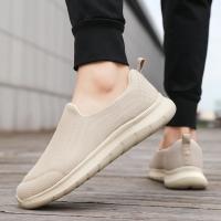 Zapatos de malla ligeros y transpirables para hombre, zapatillas informales antideslizantes para caminar al aire libre, zapatos de conducción, talla grande - details 28