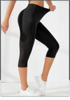 Pantalones cortos de yoga de cintura alta para mujer con bolsillos que levantan los glúteos - details 4