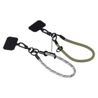Correa de muñeca para teléfono con textura de serpiente, abalorio para teléfono, cuerda de seguridad, cordón corto para teléfono móvil de 7mm, adornos colgantes - details 19