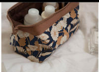 Nueva Bolsa De Maquillaje Para Mujer Estilo De Moda Impermeable Con Patrón De Flamenco Organizador De Viaje Kit De Toallitas Cierre De Cremallera Bolsa Portátil De Maquillaje - details 11
