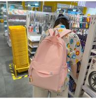 Mochila Impermeable de Nylon para Mujer Bolsa de Viaje Femenina Mochila Escolar para Niñas Adolescentes Bolsa de Libros de Color Sólido - details 16