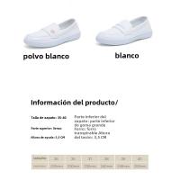 Zapatos de Enfermera Suaves Fondo Blanco Transpirable Comodos Antideslizantes para Todas las Estaciones Zapatos de Trabajo Individuales - details 0