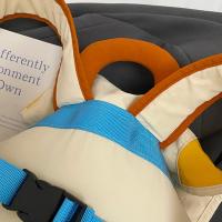 Bolsas para padres e hijos de 2 tamaños a juego de colores, mochila escolar con cordón multibolsillo de estilo coreano, mochila de nailon de gran capacidad para niños - details 30
