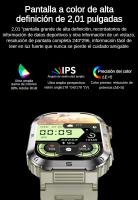 Reloj Inteligente Militar Hombres, SANLEPUS Smartwatch, Pantalla HD de 2.01
