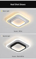TOMAXIN 3Color 24CM Round Square Modern Led Ceiling Light For Room Bedroom Corridors Aisle Cloakroom Ceiling Light Hallway Light - details 8