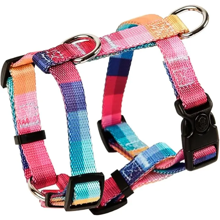 Arnés Antitirones Tipo H para Perros Ajustable con Cierre de Seguridad. Arnés Multifuncional para Perros y Gatos Suave, resistente - 1