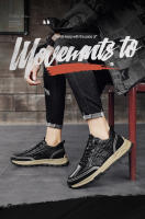 Shoes for Man High Quality Men Sneakers Luxury Men's Leather Shoes High Top Mens Shoes Casual Light Footwear Business  Shoes - details 1