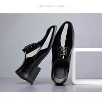 2025 otoño nuevos zapatos formales de estilo inglés de negocios para hombres zapatos casuales de cuero negro para uso en la oficina de la boda - details 11
