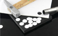 Perforadora de agujeros para artesanía de cuero, herramienta de 1mm-40mm de tamaño, perforadora de ropa de lona de papel de cinturón redondo de acero grueso, perforadora de artesanía de cuero DIY - details 1