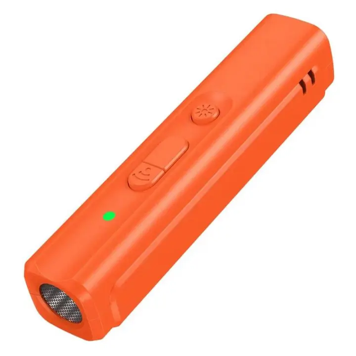 Entrenador disuasorio ultrasónico, con linterna LED, dispositivo de Control de ladridos de perros, suministros portátiles recargables para mascotas - 1