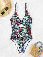 Bañador de una pieza para mujer, traje de baño ahuecado, Monokini Sexy con tirantes, ropa de playa sin espalda para verano - details 12