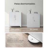 Armario Multifuncional, 2 Puertas, con Cerradura, Almacenamiento de Acero, para Sala de Estar, - details 4