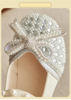 Zapatos de cuero de princesa para niños y niñas, calzado de tacón alto con diamantes de agua, para primavera y otoño, 2024 - details 3