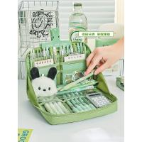 Estuche de lápices de gran capacidad panda de 12 capas modelo de niña estudiantes de primaria escuela secundaria niños y niñas estuche de lápices de papelería de alto valor - details 10