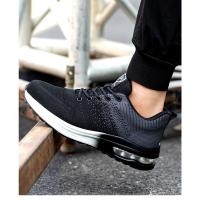 Zapatos De Seguridad Para Trabajo Con Punta De Acero Antideslizantes Y Respirables Para Hombres Botas De Trabajo Ligeras Y Confortables Para Construcción - details 15