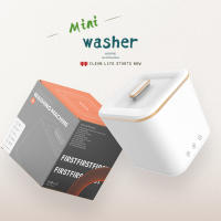 Mini lavadora portátil ultrasónica, lavadora de esterilización con luz azul - details 0