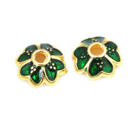 Tapetes de Flores de Brasso Dorado 18K 30PCS Accesorios de Joyería DIY de Alta Calidad - details 60