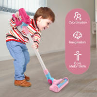 Kids Electic Mini Vacuum Cleaner Simulation Housework Dust Catcher With Light & Music Educational Pretend Play Toy for Kid Gifts - details 1