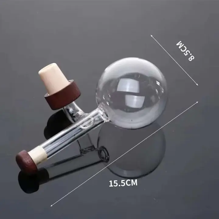 Aireador de vino, tapador de botellas portátil y decantador rápido, aireador de vino circular transparente/en forma de melocotón - 1