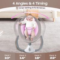 Balancín para bebé, electrónico, mecedora Bluetooth, columpio para con música USB y juguetes para 0-12meses, 3-12kg - details 2