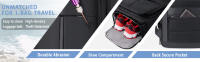 Mochila de Viaje Cabina Avion, Expandible, Grande, Adecuado tanto para hombres como para mujeres, Con puerto de carga USB - details 1