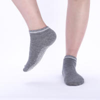 Calcetines de Yoga antideslizantes para mujer, medias de algodón con correas, vendaje, Pilates, Barre puro, Ballet, baile, descalzo, entrenamiento, 3 pares por lote - details 8
