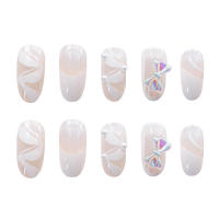 Diseño de líneas onduladas de parche de manicura de moda para uso en salón y arte de uñas DIY - details 2