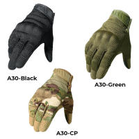 Guantes tácticos de camuflaje con pantalla táctil y dedos para Paintball, bicicleta, tiro, motocicleta, Airsoft, deportes de combate, antideslizantes para hombres - details 4