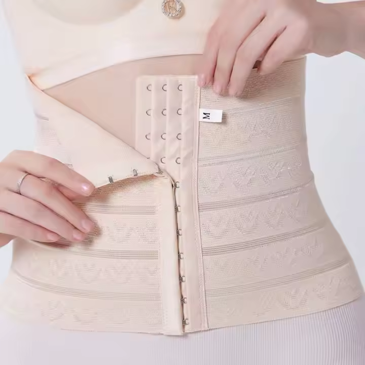 Faja posparto para mujer, ropa moldeadora de cintura corta, moldeadora de vientre, ajustada, transpirable, S-3XL - 1