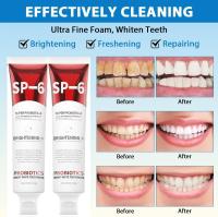 2PCS Sp 6 Probiotic Sp-6 Probióticos Pasta de dientes blanqueadora Sabor fresco y salud de las encías - details 3