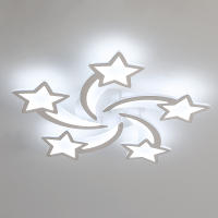Goeco LED Moderno Nórdico Brillo de 6700LM Blanco 65*65*9.5 CM Iluminación Decorativa Eficiente en Energía - details 2