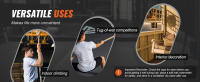 SucceBuy Cuerda de escalada para gimnasio, cuerda de entrenamiento físico para gimnasio, cuerda de entrenamiento para ejercicio, 1 pulgada de diámetro y 50 pies de longitud - details 5