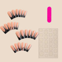 Uñas postizas reutilizables en forma de corazón para chicas calientes, dulces y encantadoras, vestido a juego, prensa desnuda - details 2