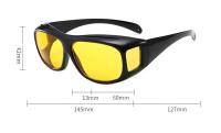 Gafas de Visión Nocturna para Hombres Gafas de Ciclismo a Prueba de Polvo - details 3