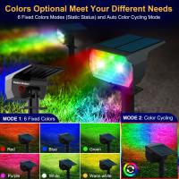Luces Solares LED Exterior Jardin [8 Paquete/72LED], LED Exterior Solares Potente Impermeable Lampara Luz Solar Exterior Iluminacion para Suelo Exteriores, Blanco Calida - details 37