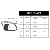 JOCKMAIL-ropa interior Sexy Gay para hombre, suspensorio, Tanga con anillo, Cuecas, Mascuas, calzoncillos transpirables de malla de cintura baja de arcoíris - details 0