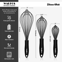 Hielo Mixer Manual Multifuncional Walfos 1pcs/3set Herramienta de Cocina Mini de Plástico para Hornear con Rodillo de Silicona para Mezcla de Huevos Seguro para Lavavajillas - details 6